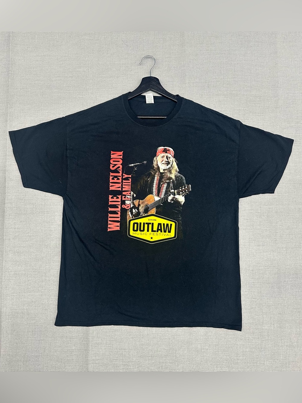 Willie Nelson & Family Outlaw Music Festival Tour 2022 Tee 2XL